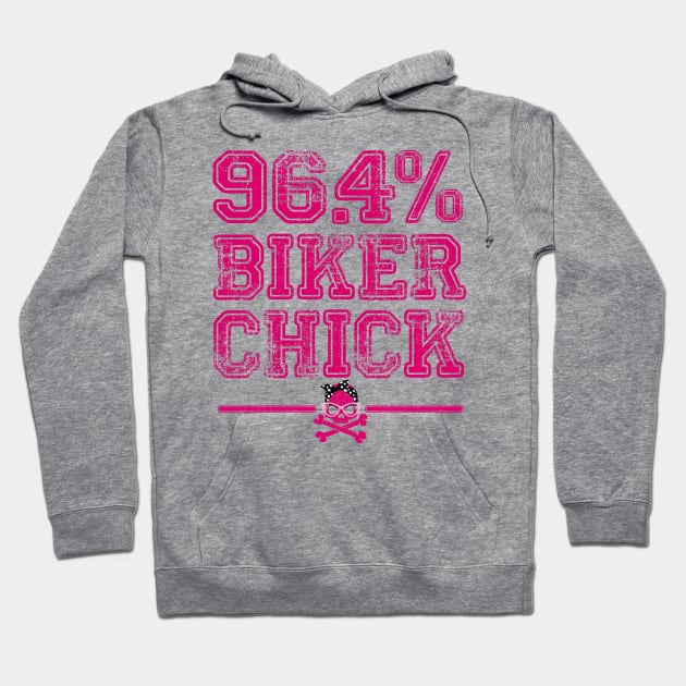 96.4% Biker Chick Hoodie by BOEC Gear